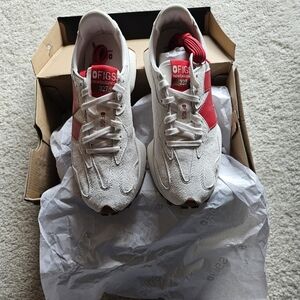 FIGS NEW BALANCE 327 UNISEX SNEAKERS(White Red)